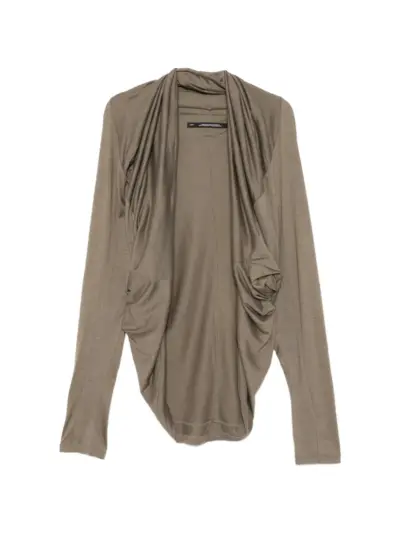 Julius draped panelled jacket - Neutrals