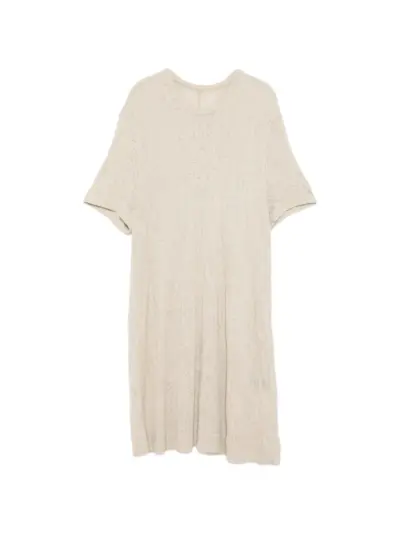 Julius jacquard-weave short-sleeve T-shirt - Neutrals