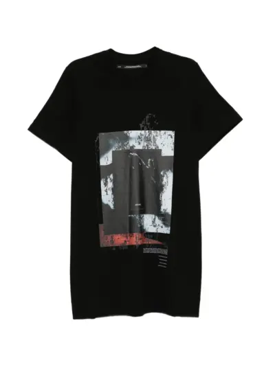 Julius prayer flare T-shirt - Black