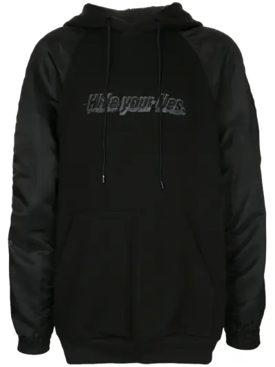 Juun.J Hide Your Lies hoodie - Black