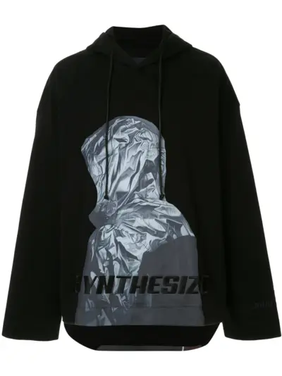 Juun.J Synthesize hoodie - Black