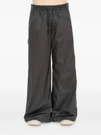 Juun.J drawstring-fastening track pants - Black