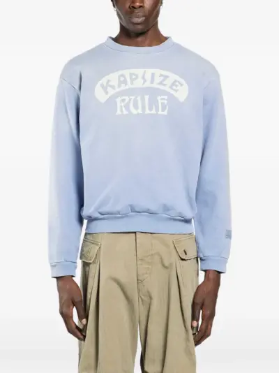 KAPITAL Kapsize Rule sweatshirt - Blue