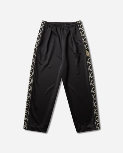 KAPITAL Men s Smooth Jersey TH.D.D. Baggy Track Pants Black