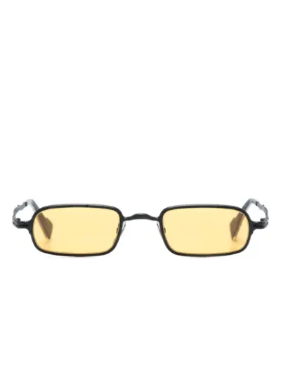 Kuboraum Z18 rectangle-frame tinted sunglasses - Black
