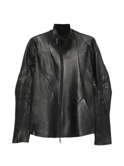 Leon Emanuel Blanck Distortion leather jacket - Black
