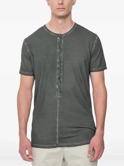 MD75 buttoned T-shirt - Grey
