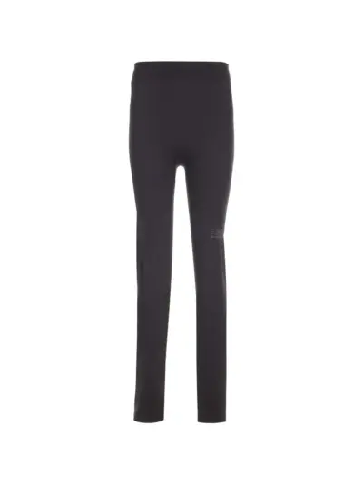 MM6 Maison Margiela seamless stretch-jersey trousers - Black