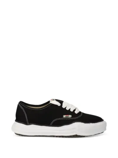 Maison MIHARA YASUHIRO Baker OG sole canvas low-top sneakers - Black