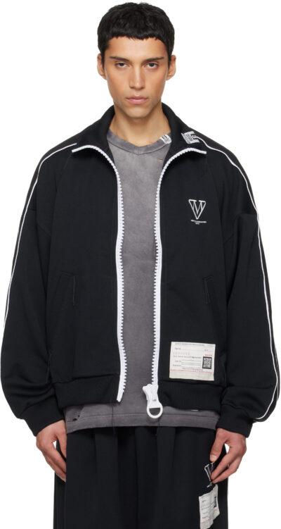 Maison MIHARA YASUHIRO Black Amateur Sewn Like Track Jacket