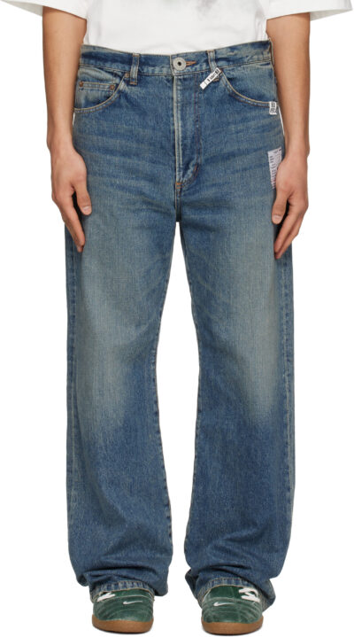 Maison MIHARA YASUHIRO Blue Flared Jeans