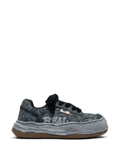 Maison MIHARA YASUHIRO Oliver OG graffiti-print chunky sneakers - Black