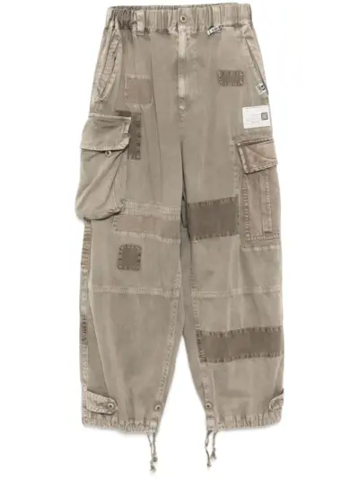 Maison MIHARA YASUHIRO Repair cargo trousers - Neutrals