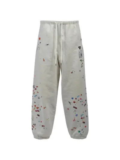 Maison MIHARA YASUHIRO Stickers track pants - White