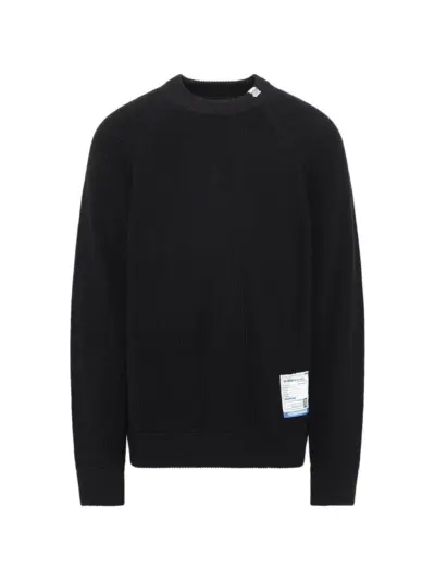 Maison MIHARA YASUHIRO crewneck sweater - Black