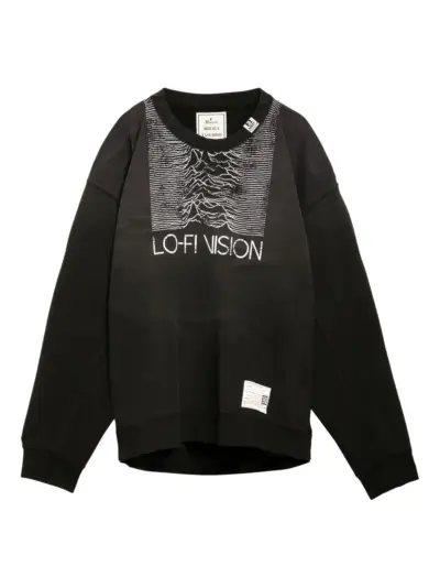 Maison MIHARA YASUHIRO draped sweatshirt - Black