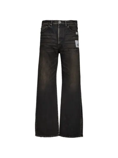 Maison MIHARA YASUHIRO faded flared jeans - Black