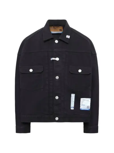 Maison MIHARA YASUHIRO patch-detail denim jacket - Black