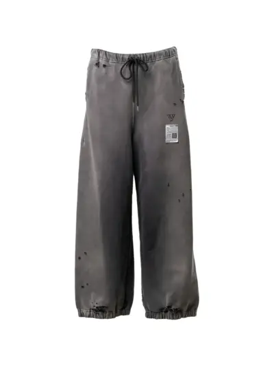 Maison MIHARA YASUHIRO sun-faded-like sweat pants - Black
