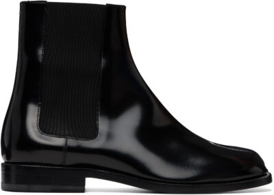 Maison Margiela Black Tabi Chelsea Boots