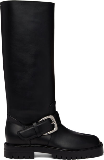 Maison Margiela Black Tabi County Knee Boots