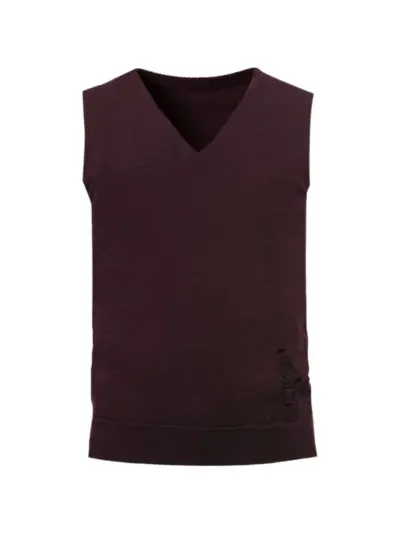 Maison Margiela four-stitch distressed vest - Purple