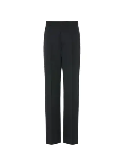 Maison Margiela pressed-crease tailored trousers - Black