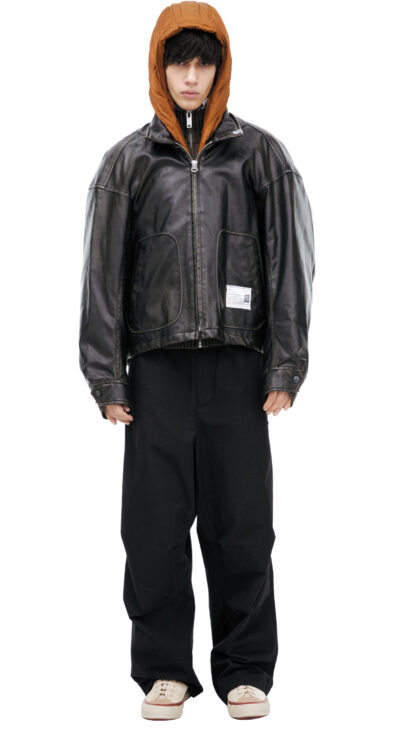 Maison Mihara Yasuhiro Jacket with sewn-in hood