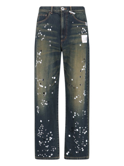 Maison Mihara Yasuhiro Jeans Blue Cotton - Men
