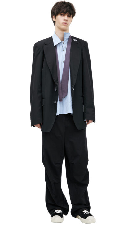 Maison Mihara Yasuhiro jacket with a sewn-in shirt