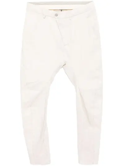 Masnada crease-effect trousers - Neutrals