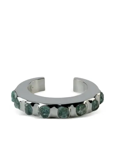 Parts of Four Crescent aquamarine bracelet - Silver