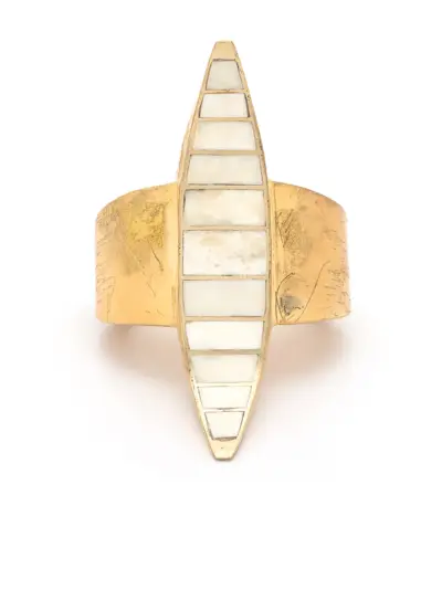 Parts of Four Crescent bracelet - Gold