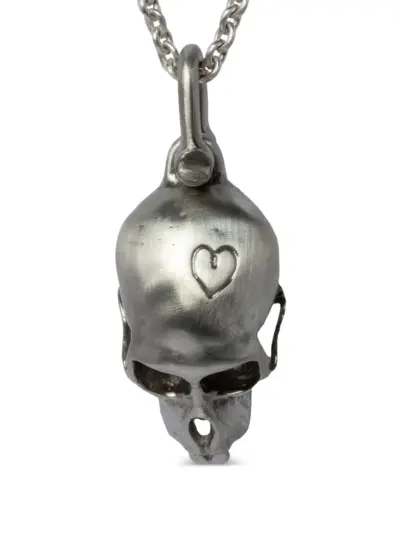 Parts of Four Monkey Skull Necklace - Silver