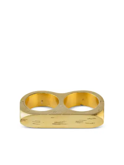 Parts of Four Sistema double ring - Gold