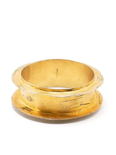 Parts of Four polished Portal bangle - Gold