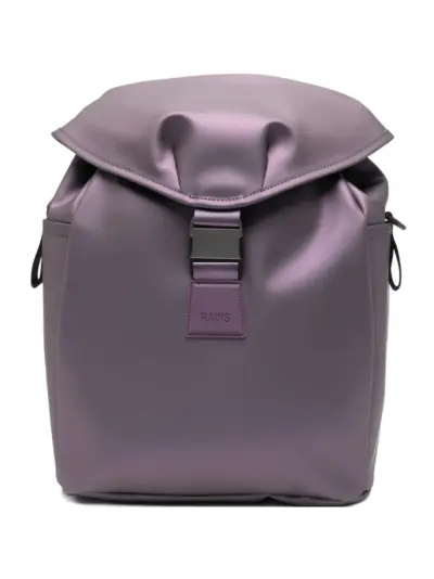 Rains buckle-fastening drawstring backpack - Purple