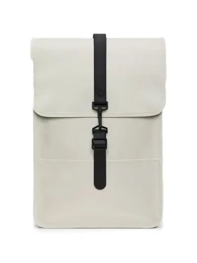 Rains buckle-fastening flap backpack - Neutrals