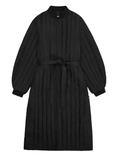 Rains quilted belted coat - Black