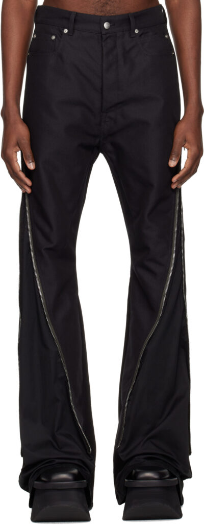 Rick Owens Black Temple Bolan Banana Jeans
