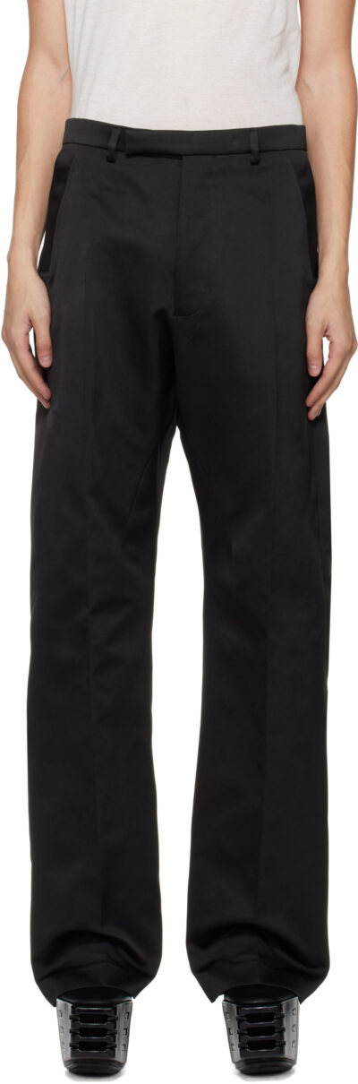 Rick Owens Black Temple Tailored Geth Trousers