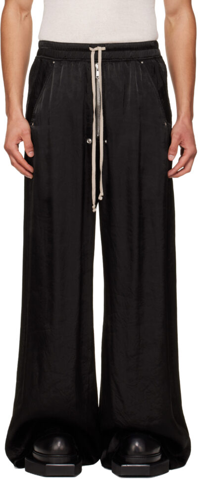 Rick Owens Black Temple Wide Bela Trousers
