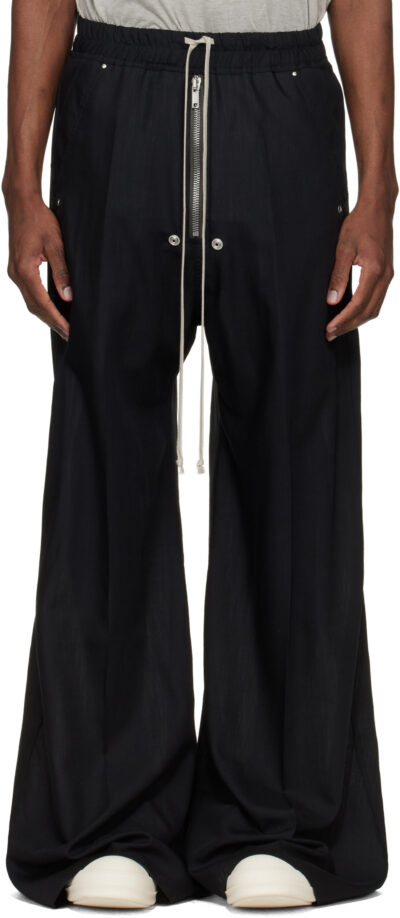 Rick Owens Black Temple Wide Bela Trousers