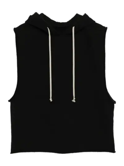 Rick Owens Concordians runway hooded tank top - Black