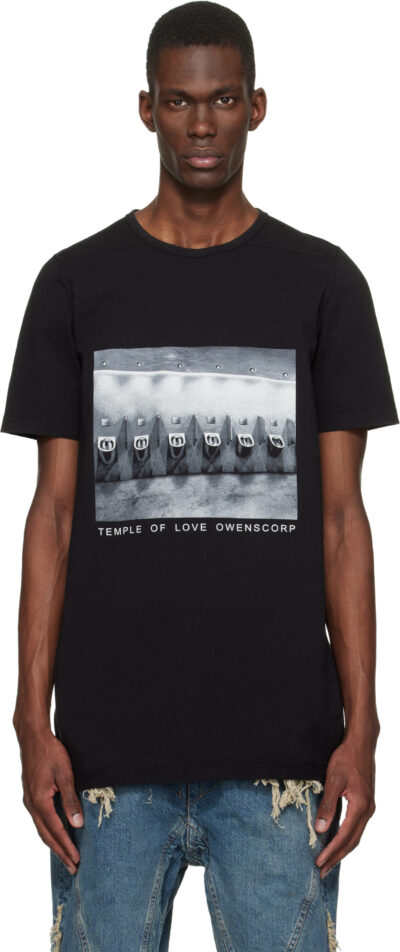 Rick Owens DRKSHDW Black Temple Level T-shirt