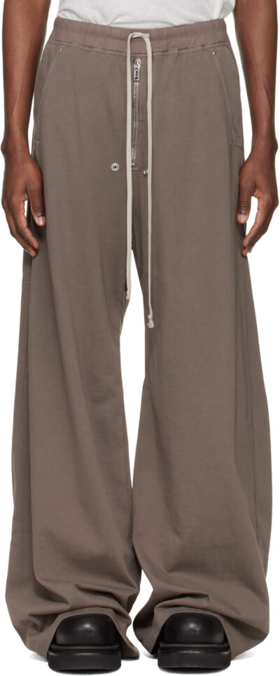Rick Owens DRKSHDW Gray Temple Geth Belas Sweatpants
