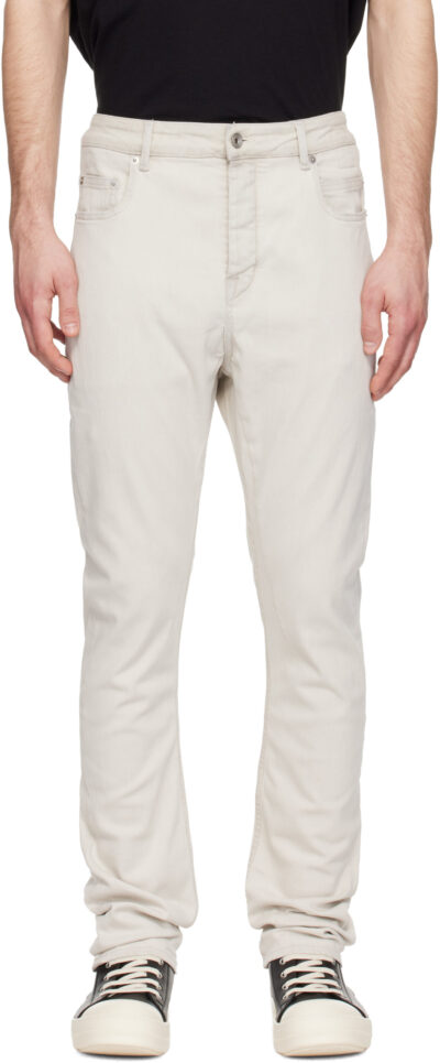 Rick Owens DRKSHDW Off-White Temple Detroit Cut Jeans