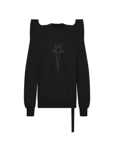 Rick Owens DRKSHDW Pentagram Tec sweater - Black