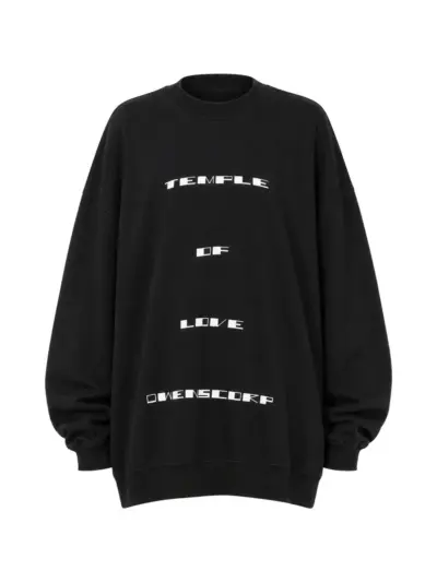 Rick Owens DRKSHDW crew-neck sweater - Black