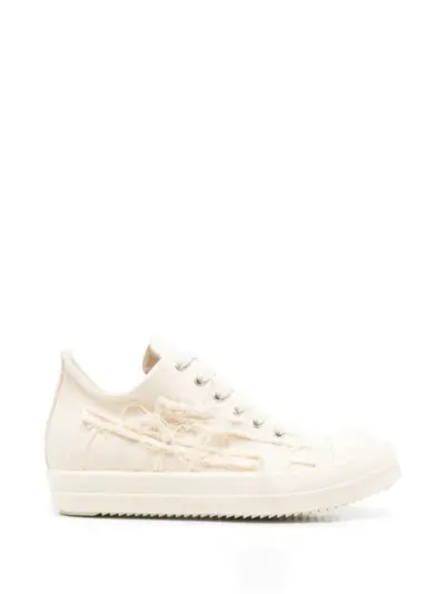 Rick Owens DRKSHDW distressed lace-up sneakers - Neutrals